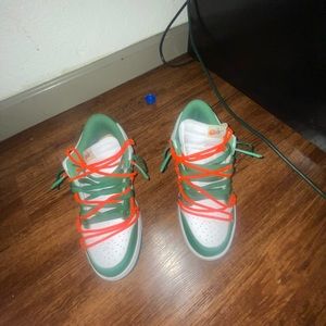 Off-White x Dunk Low 'Pine Green'